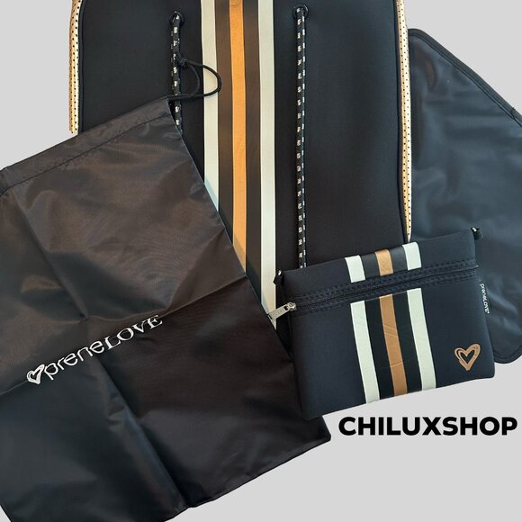 preneLOVE® CLASSIC LARGE TOTE - BLACK GOLD - Picture 3 of 4